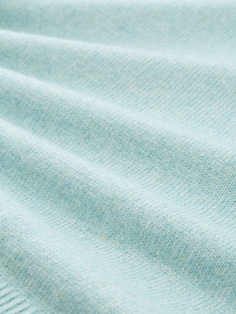 oversized-strickpullover mit stehkragen