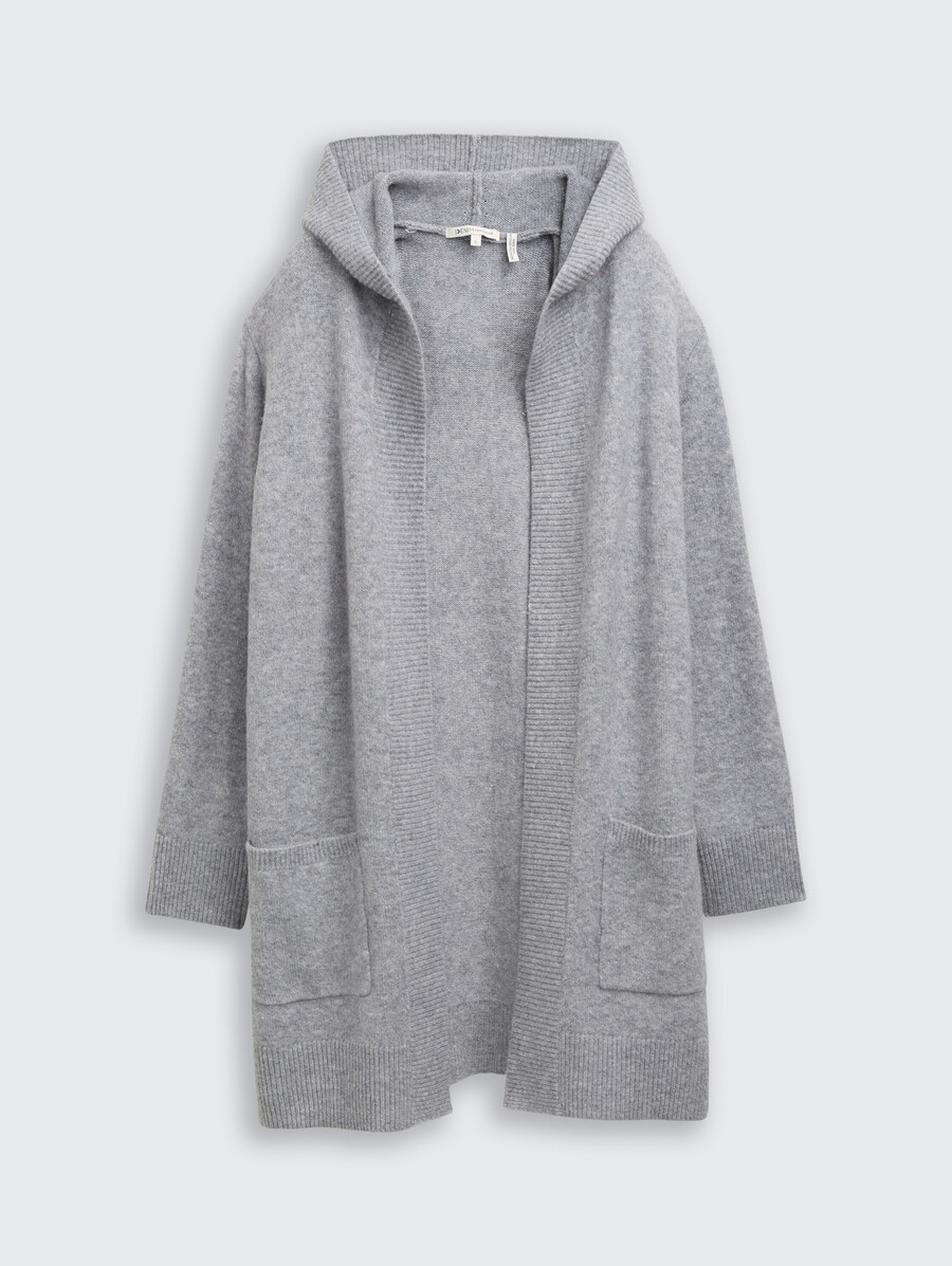 strickjacke mit kapuze