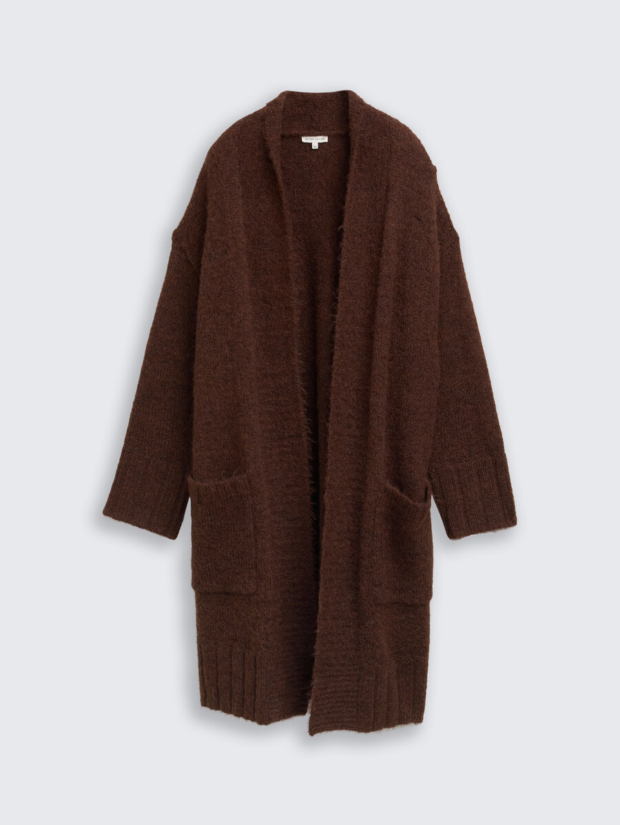plus size – oversize-cardigan mit wollanteil