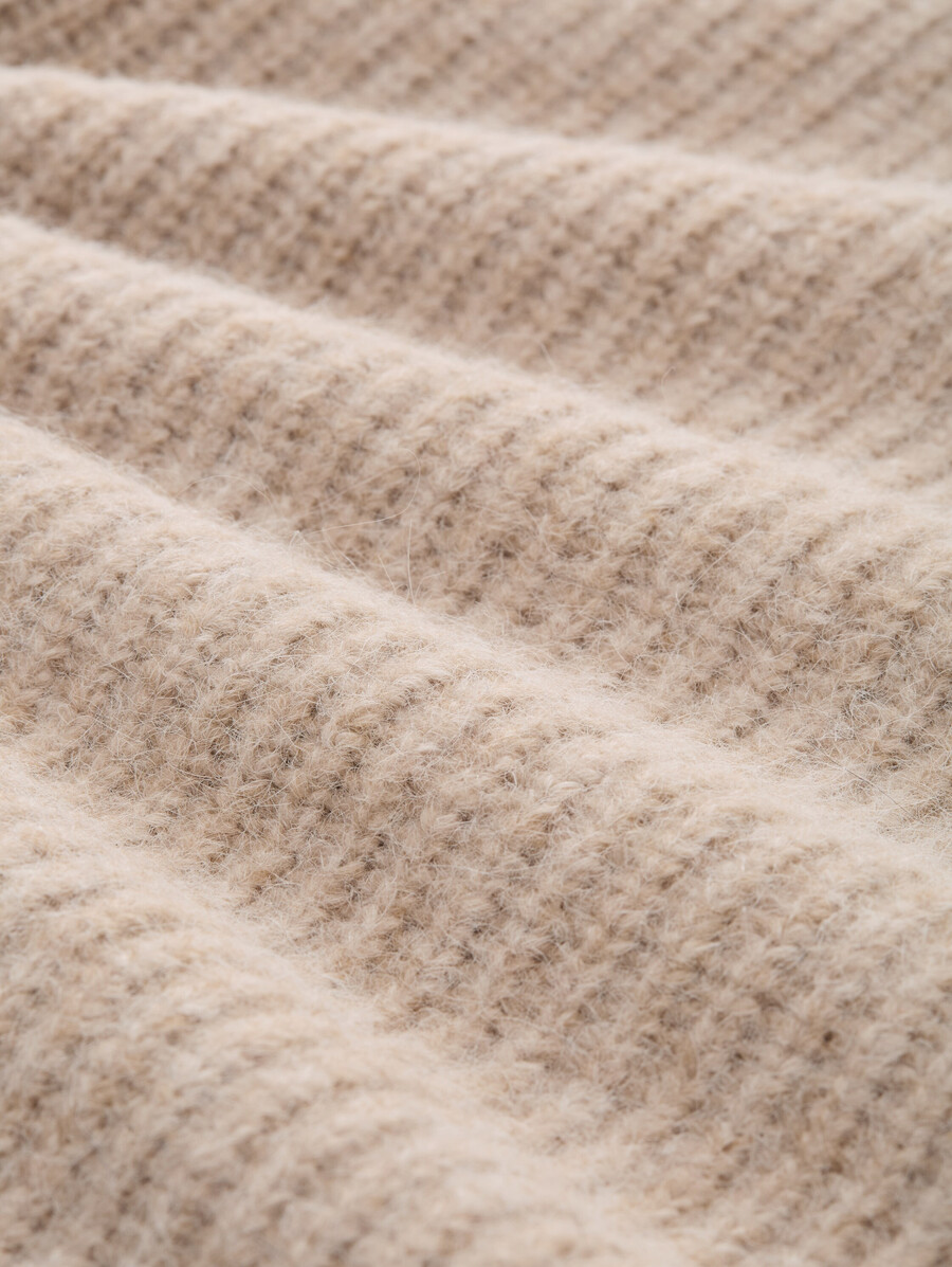 strickjacke mit reißverschluss