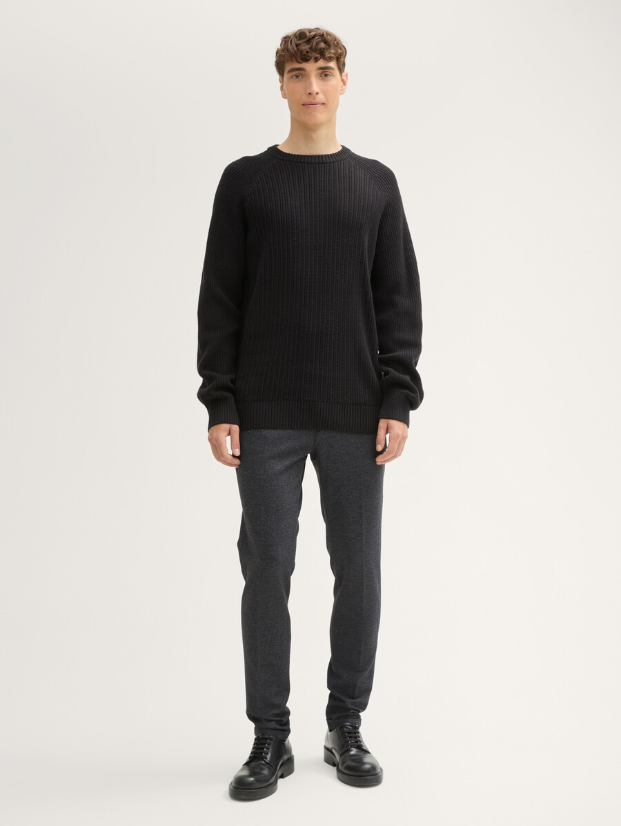 schmal geschnittene jersey-chinos