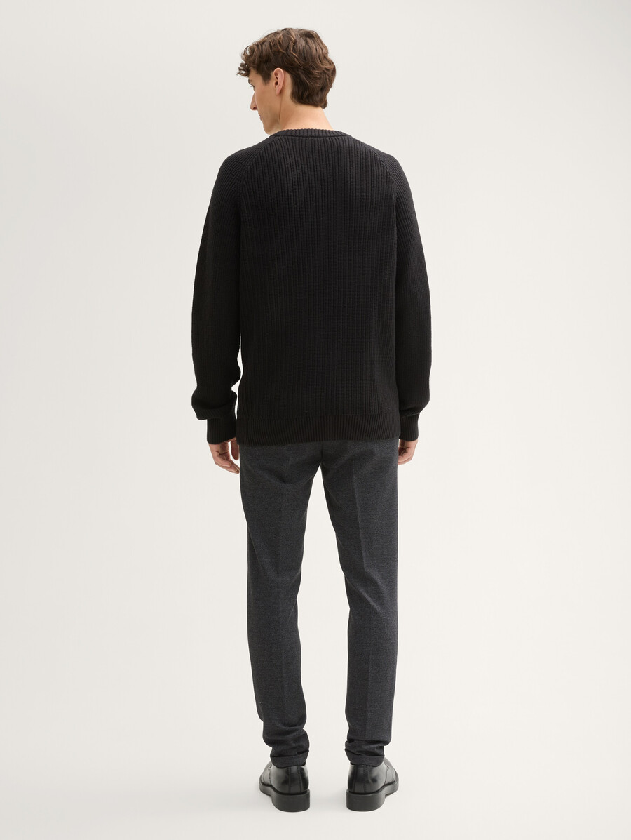 schmal geschnittene jersey-chinos