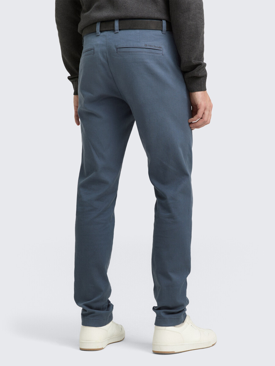 tttravis slim chino-hose mit gürtel