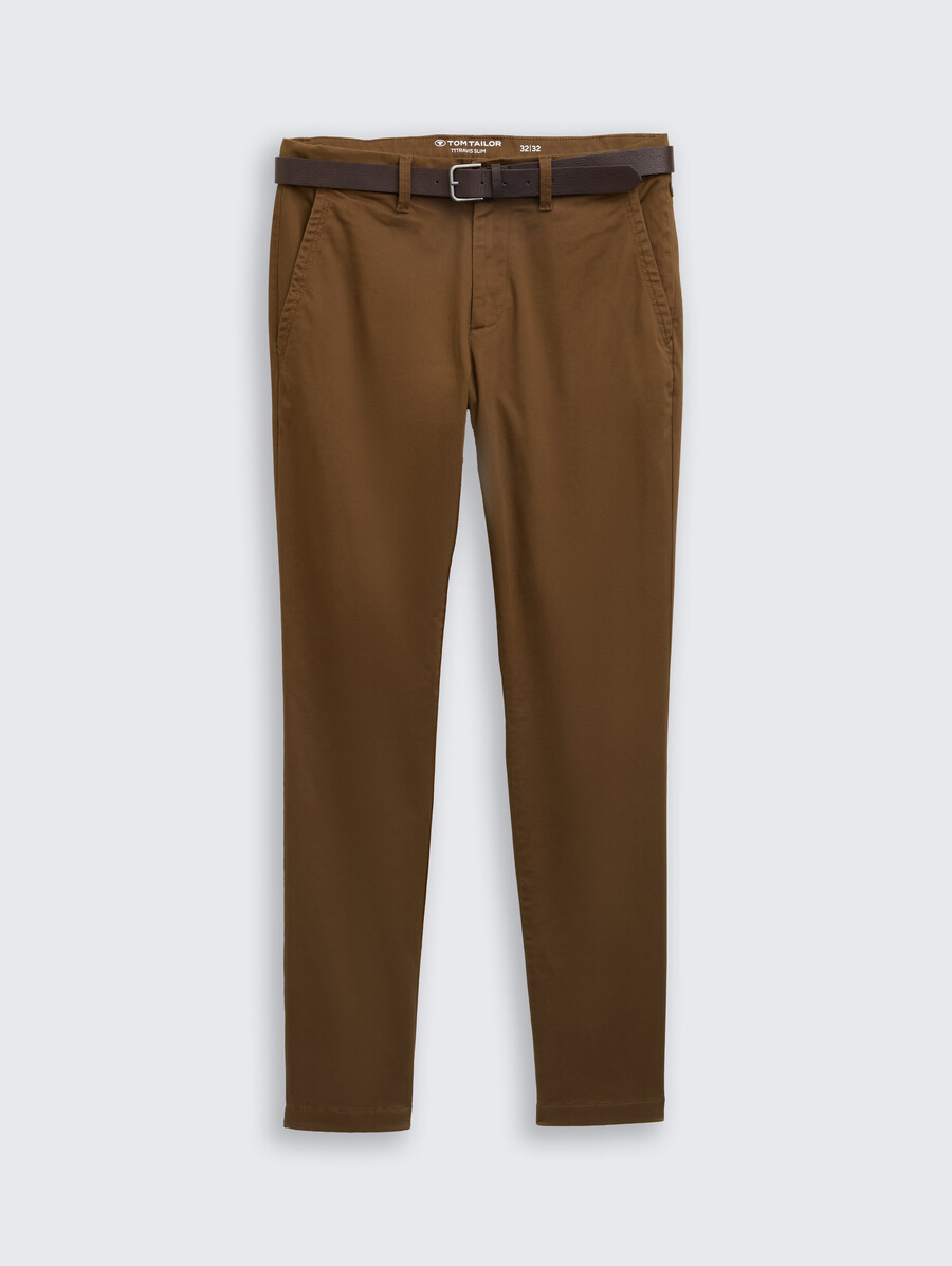 tttravis slim chino mit gürtel