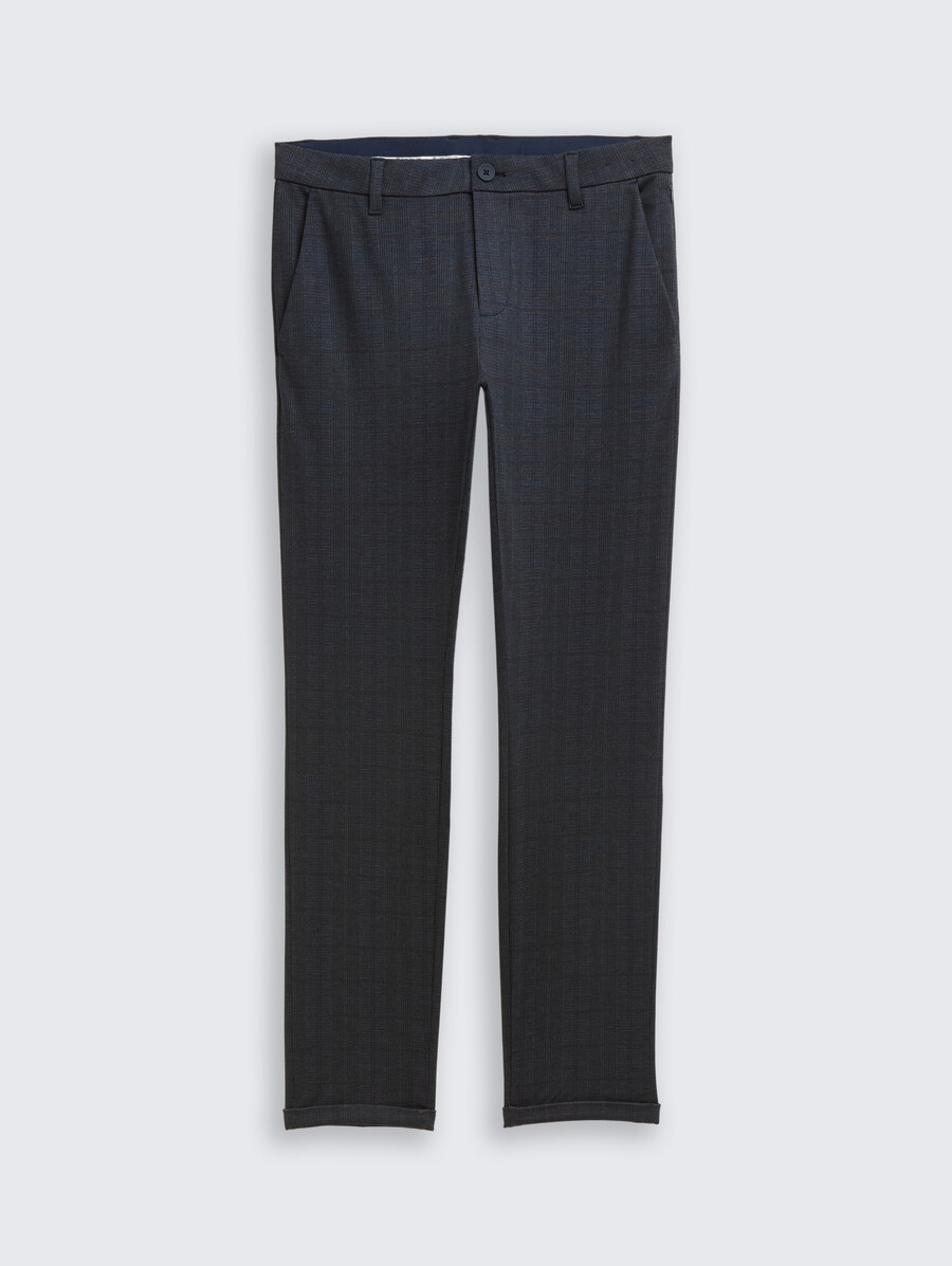 tttravis slim chino-hose aus piqué-jersey