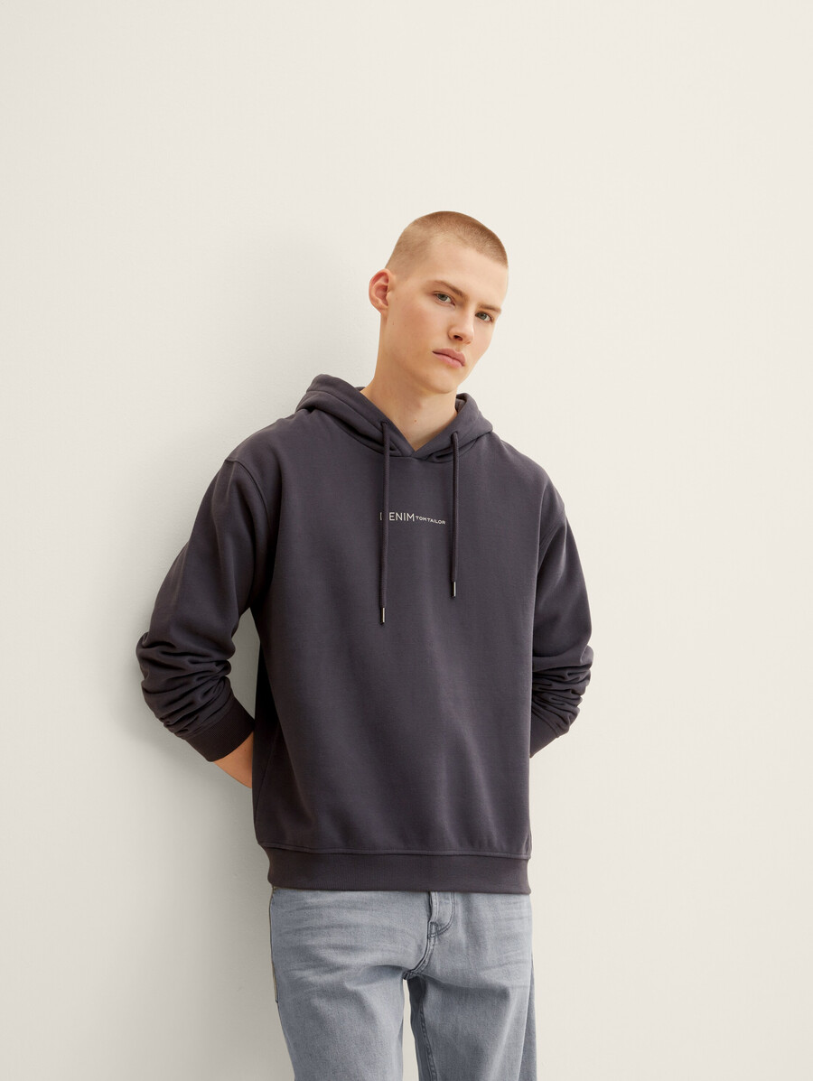 hoodie aus bio-baumwolle