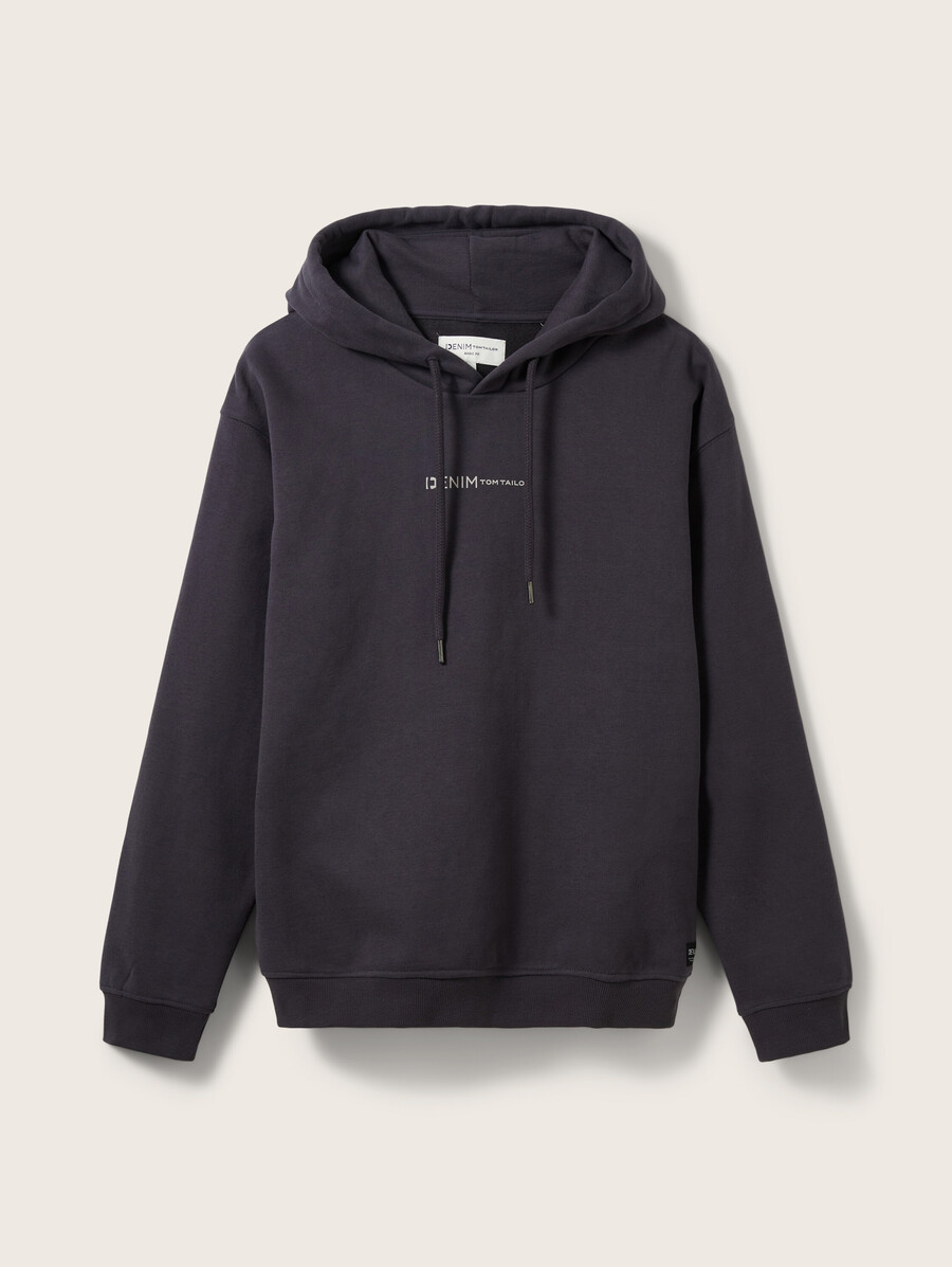 hoodie aus bio-baumwolle
