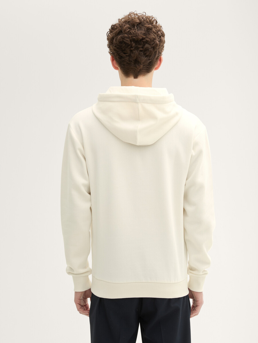 kapuzenpullover mit aufdruck