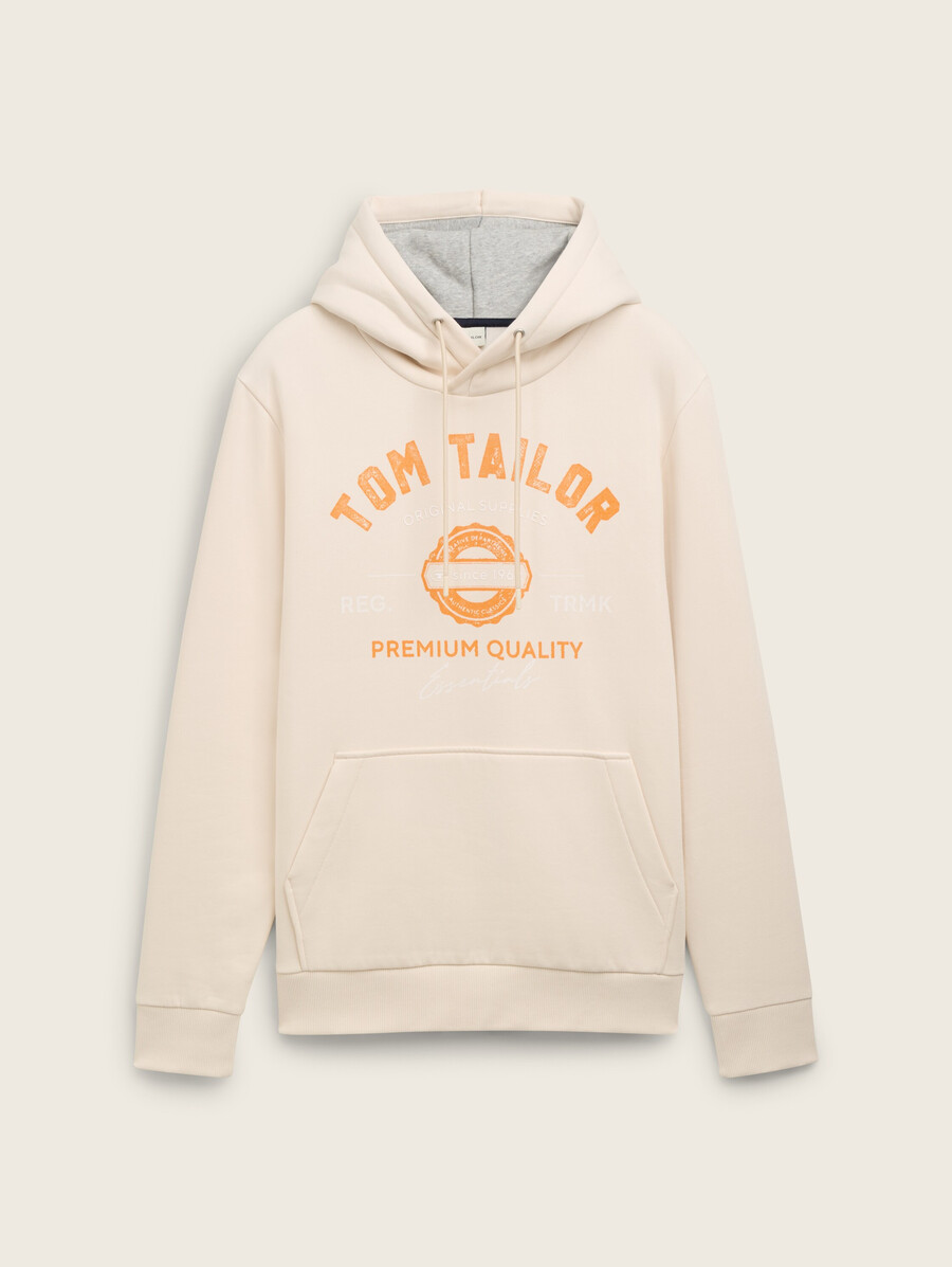 kapuzenpullover mit logodruck