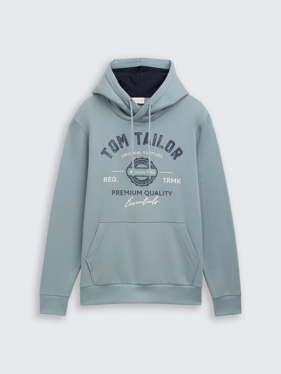 kapuzenpullover mit logodruck