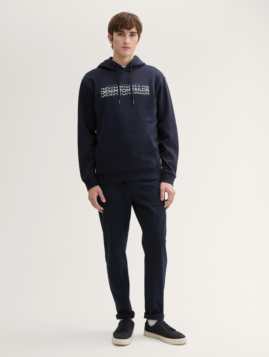 hoodie mit logodruck