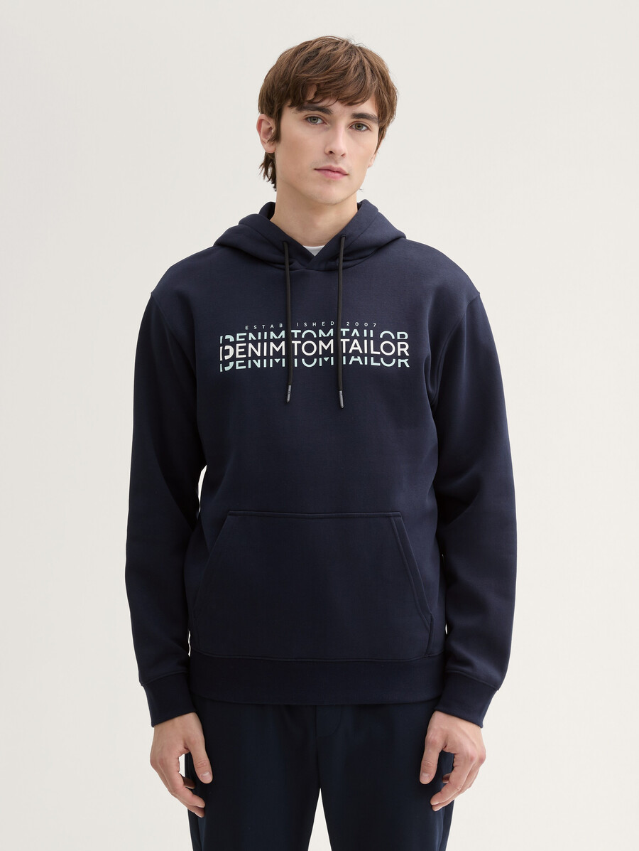 hoodie mit logodruck