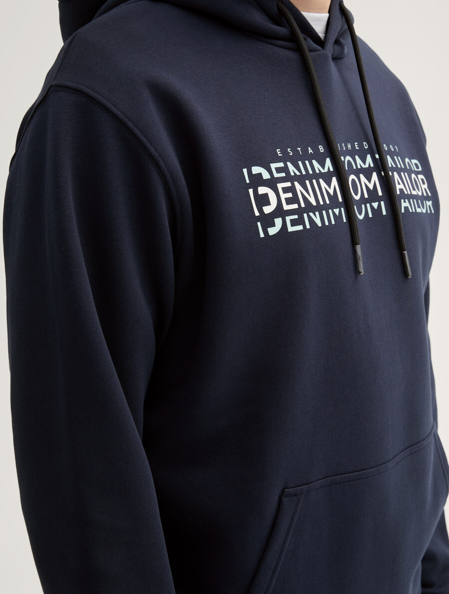hoodie mit logodruck