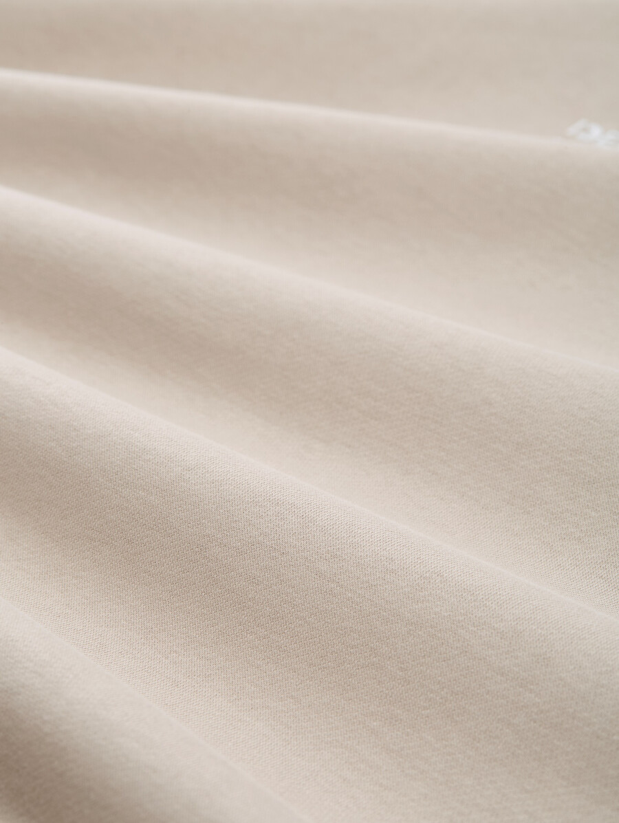 lässiger hoodie mit logoprint