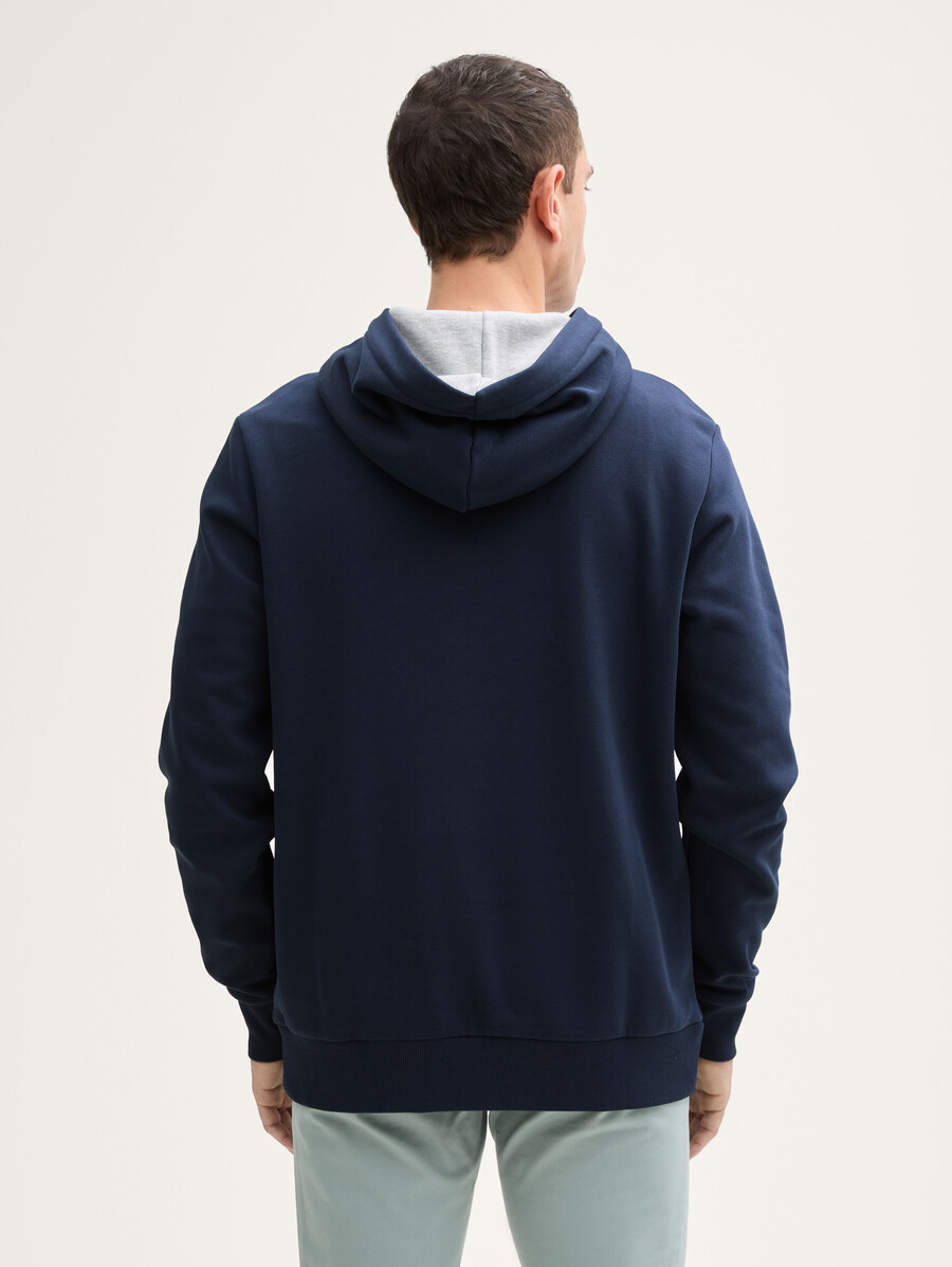 kapuzenpullover mit logodruck