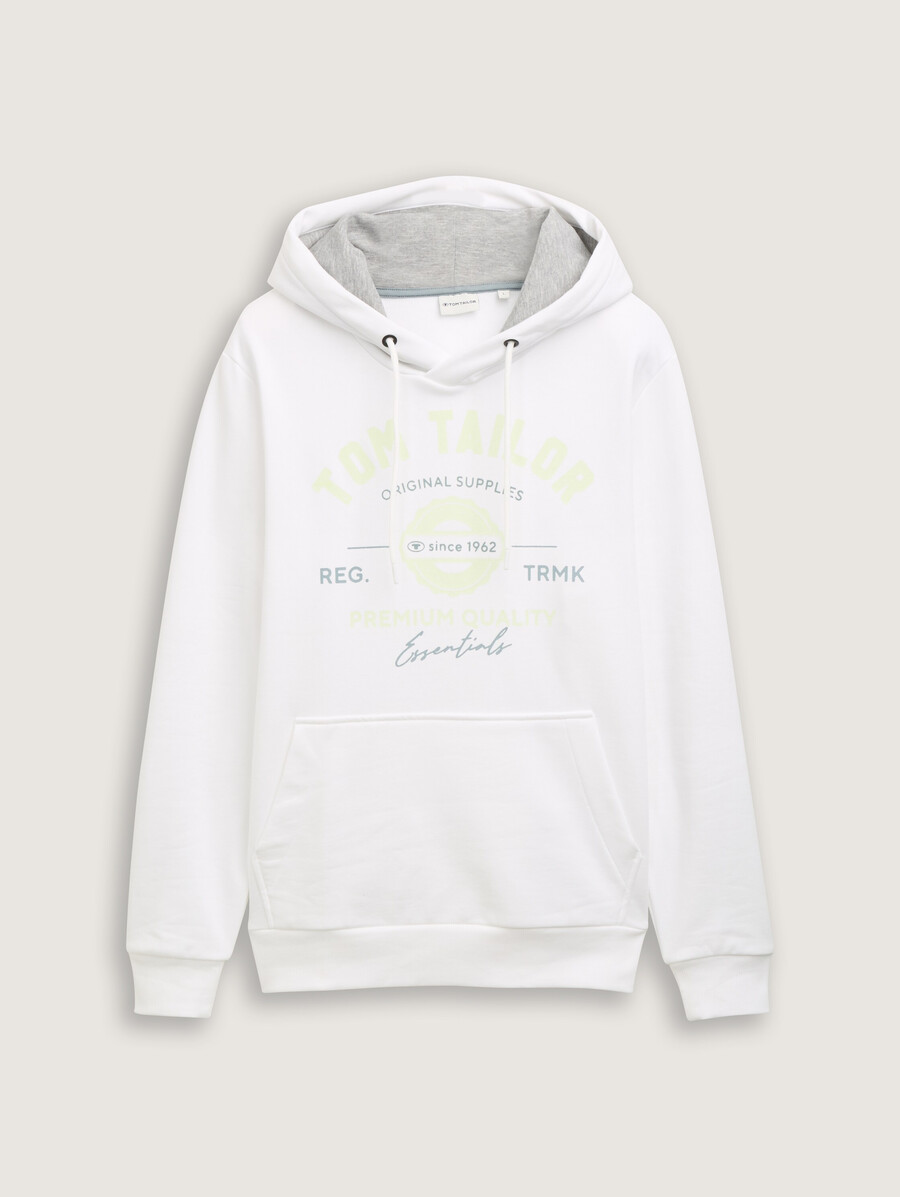 kapuzenpullover mit logodruck