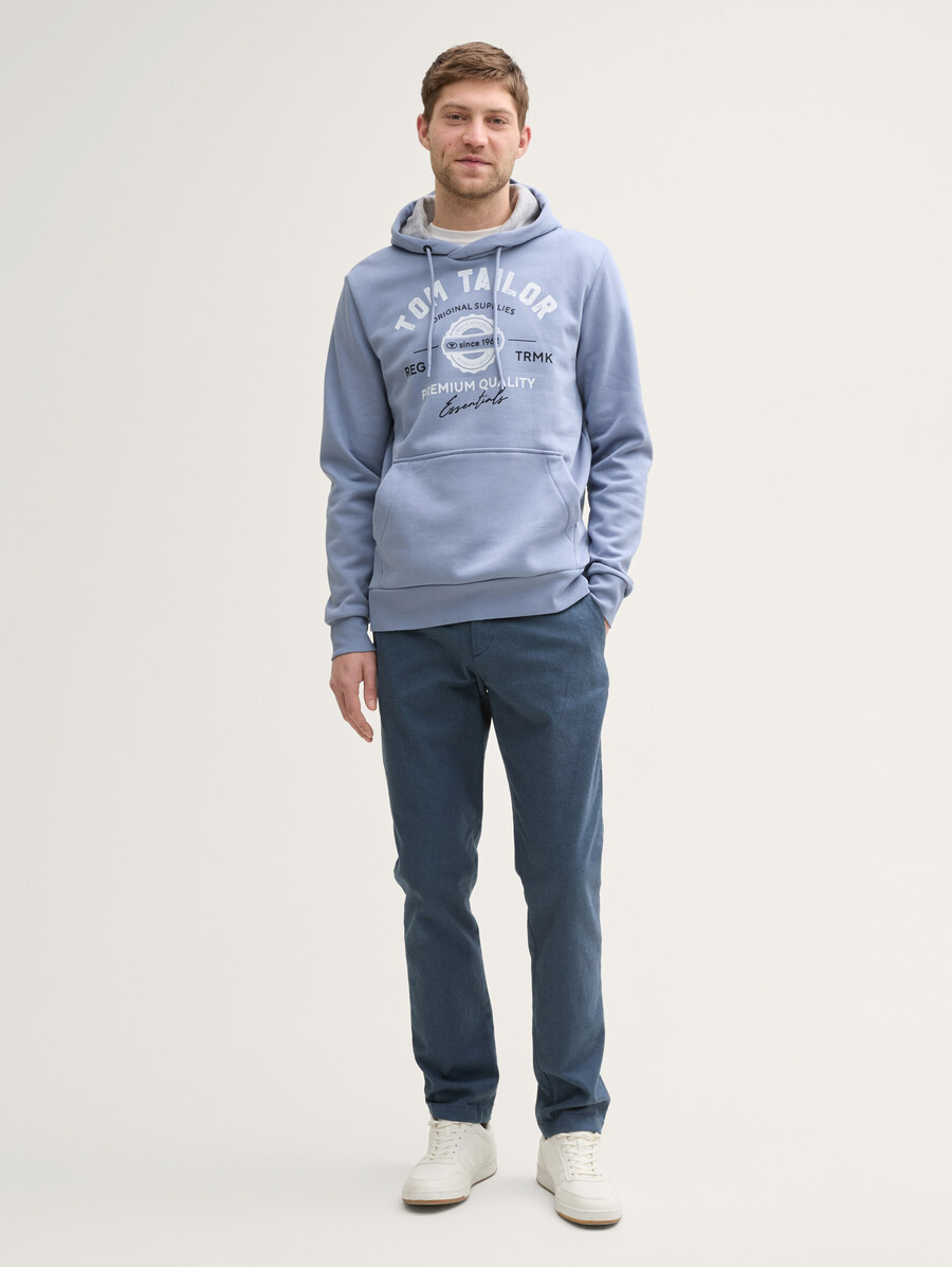 kapuzenpullover mit logodruck
