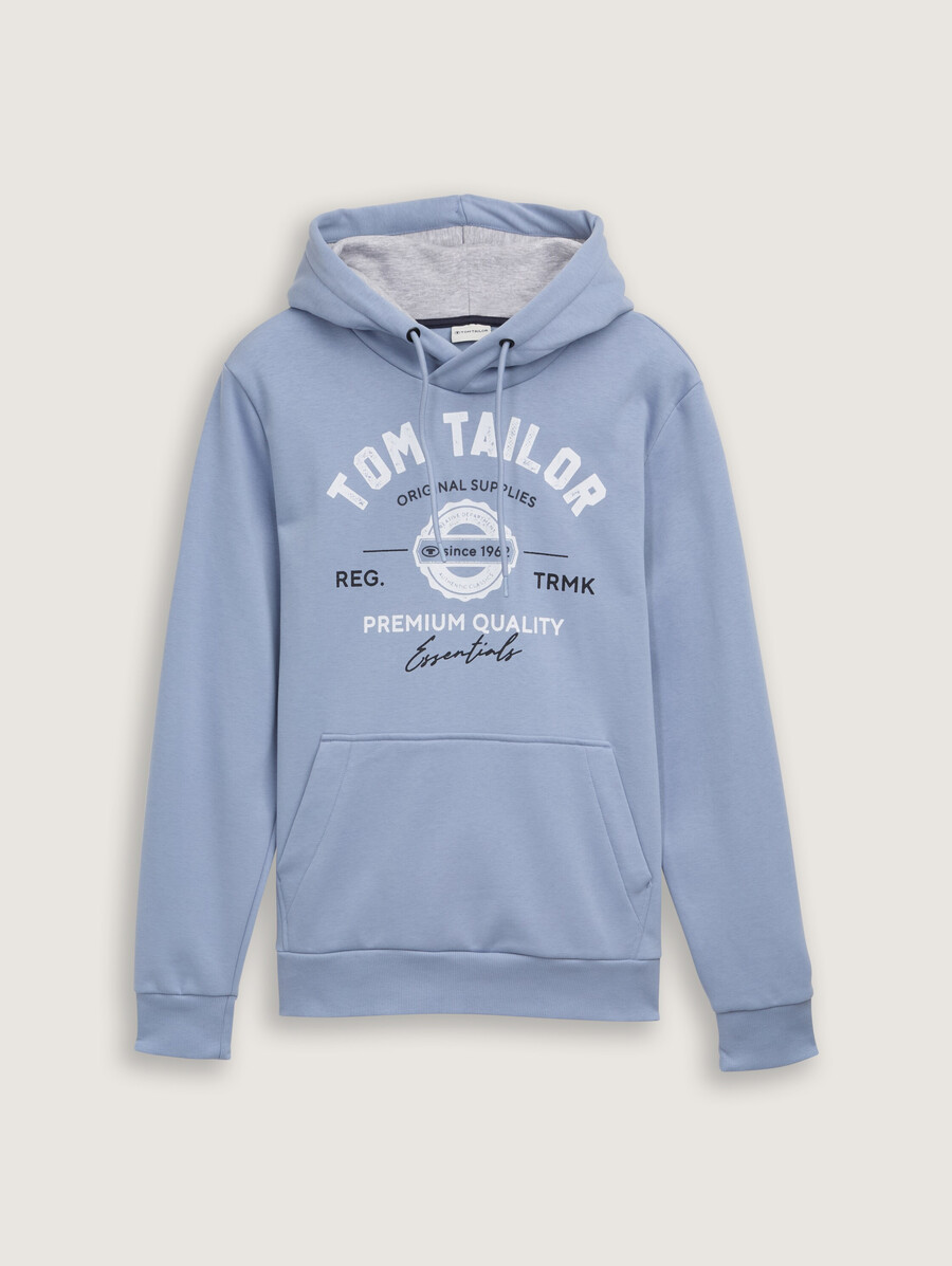 kapuzenpullover mit logodruck