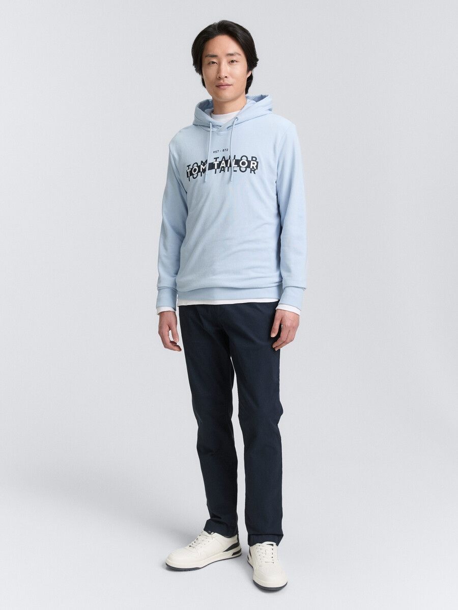 kapuzenpullover mit logodruck