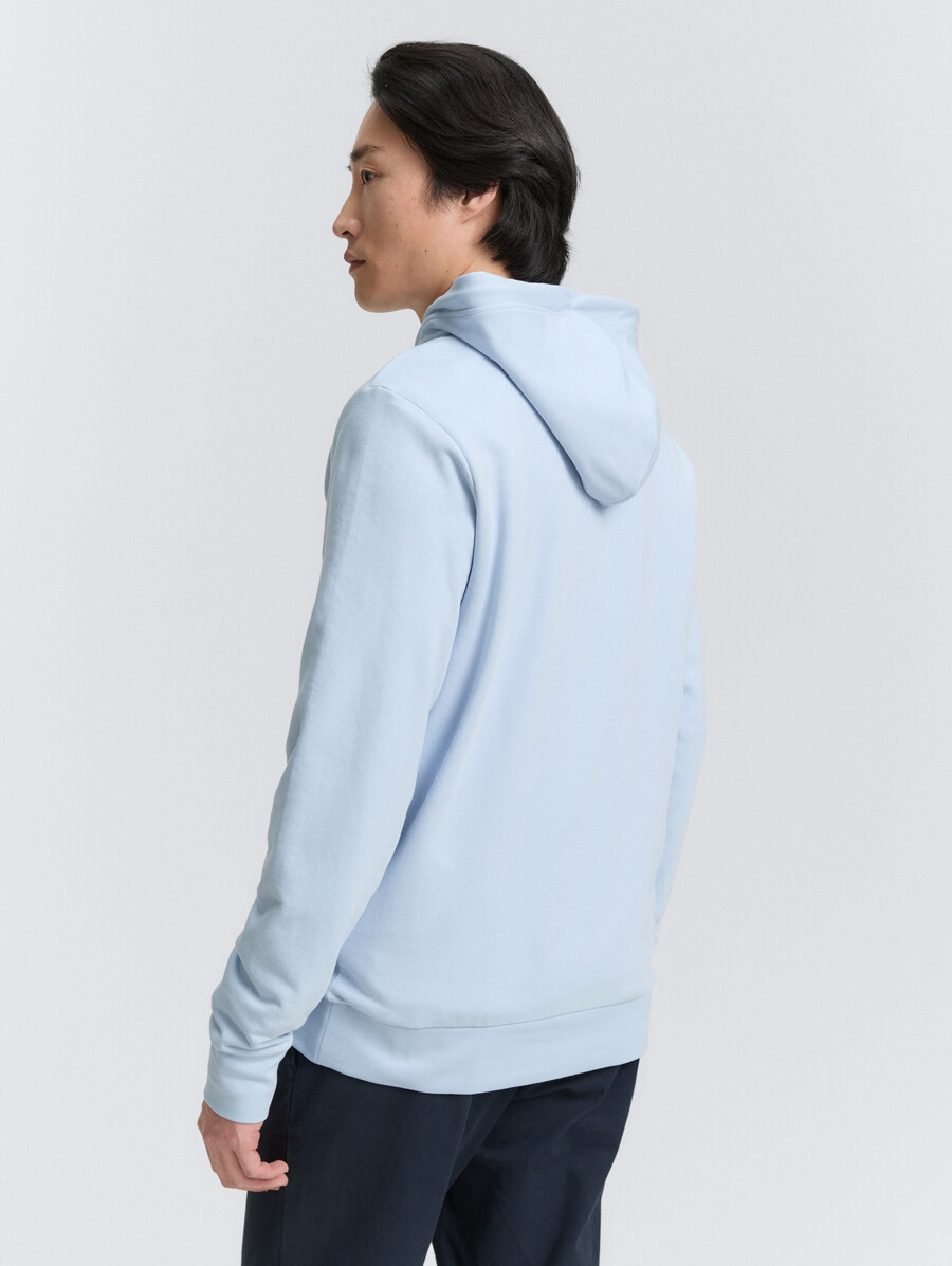 kapuzenpullover mit logodruck