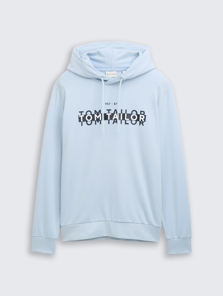 kapuzenpullover mit logodruck