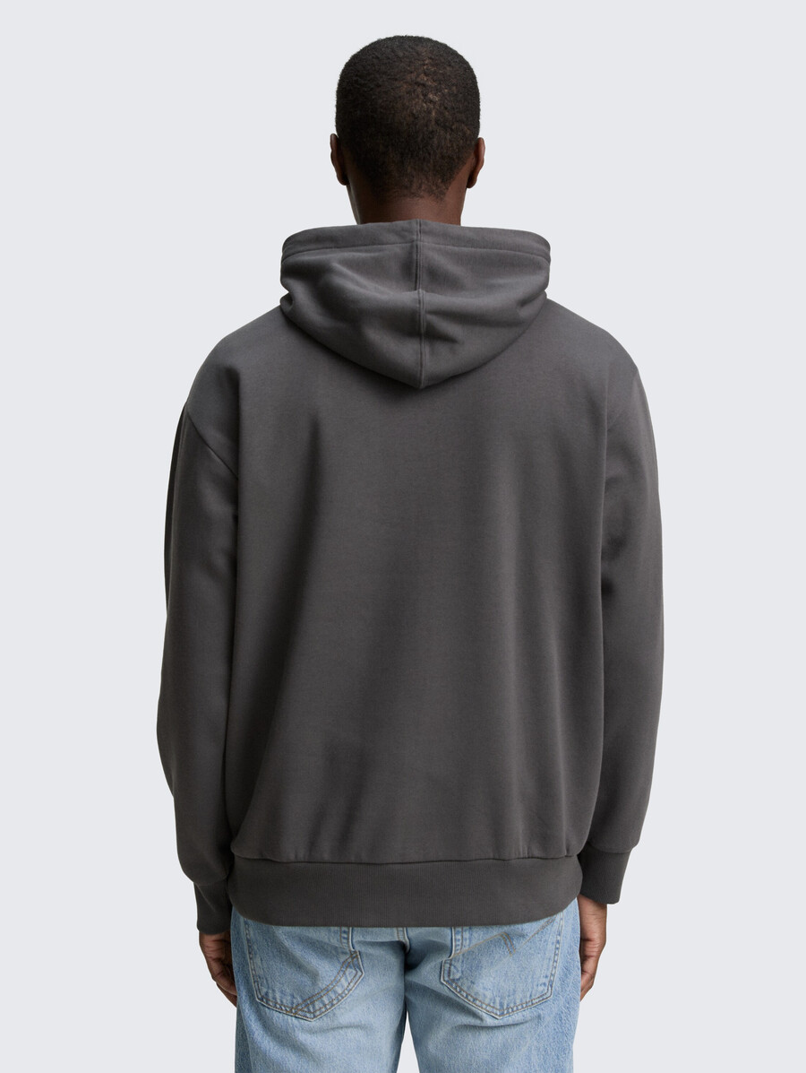 kapuzenpullover mit aufdruck