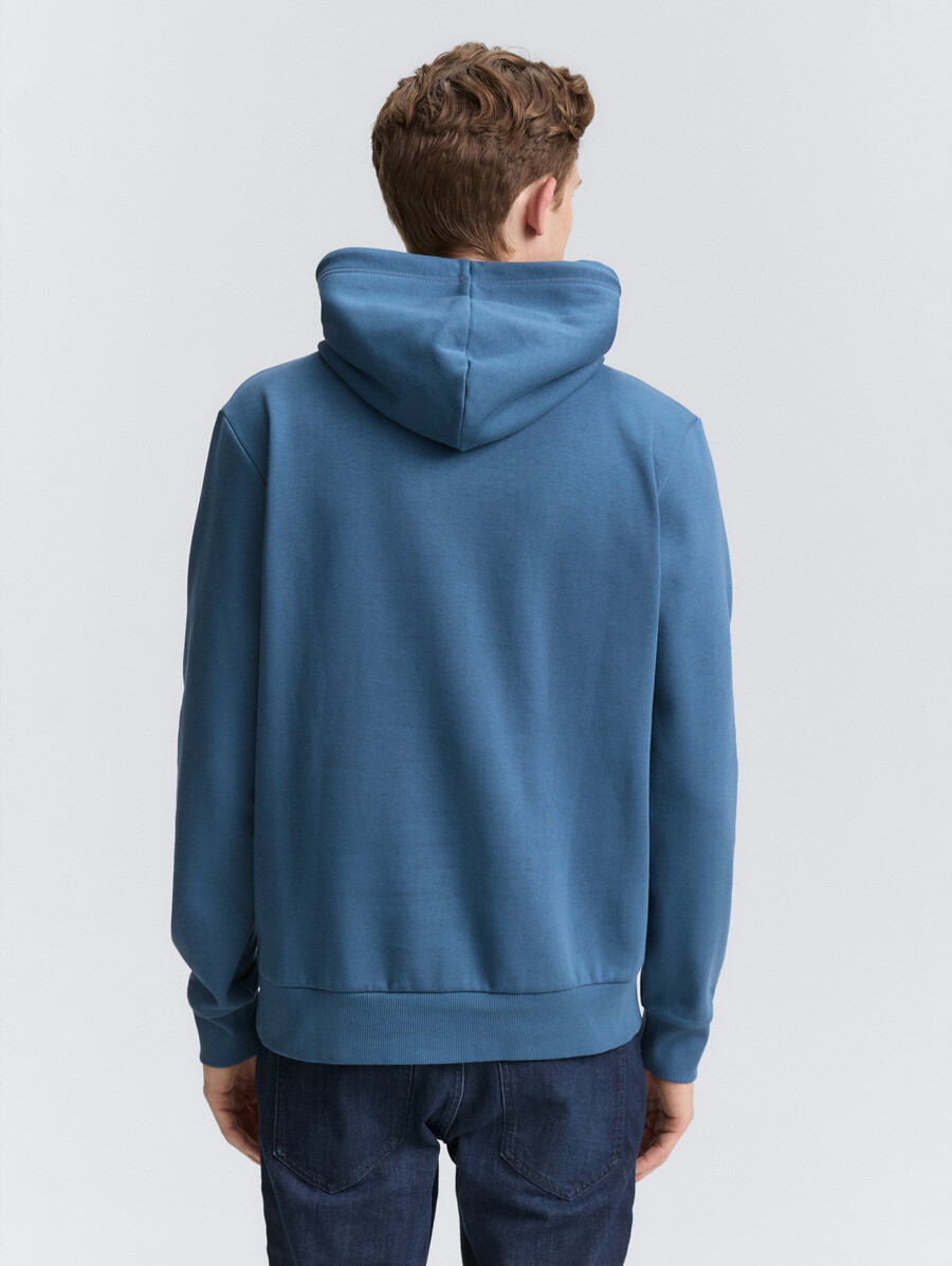 kapuzenpullover mit logodruck