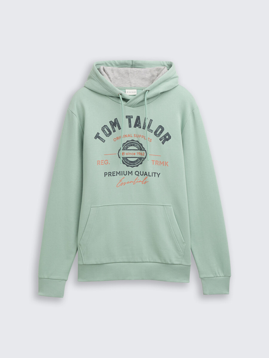 kapuzenpullover mit logodruck