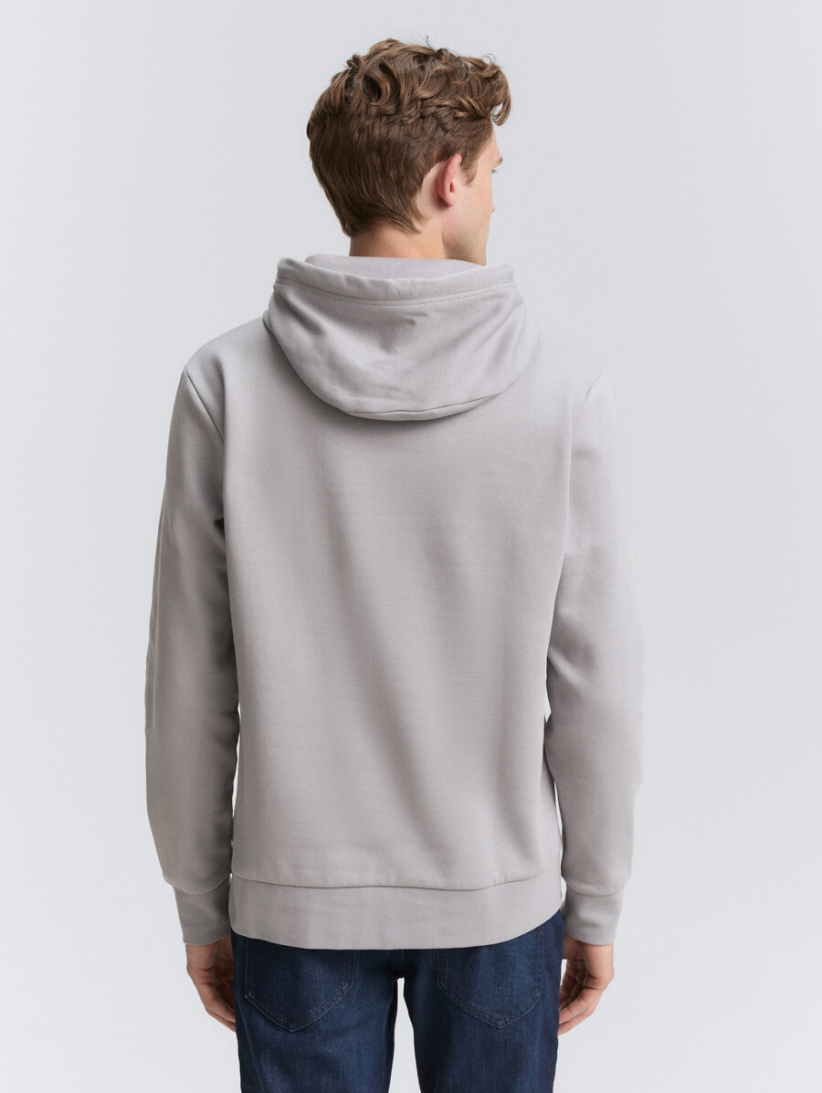 kapuzenpullover mit logodruck