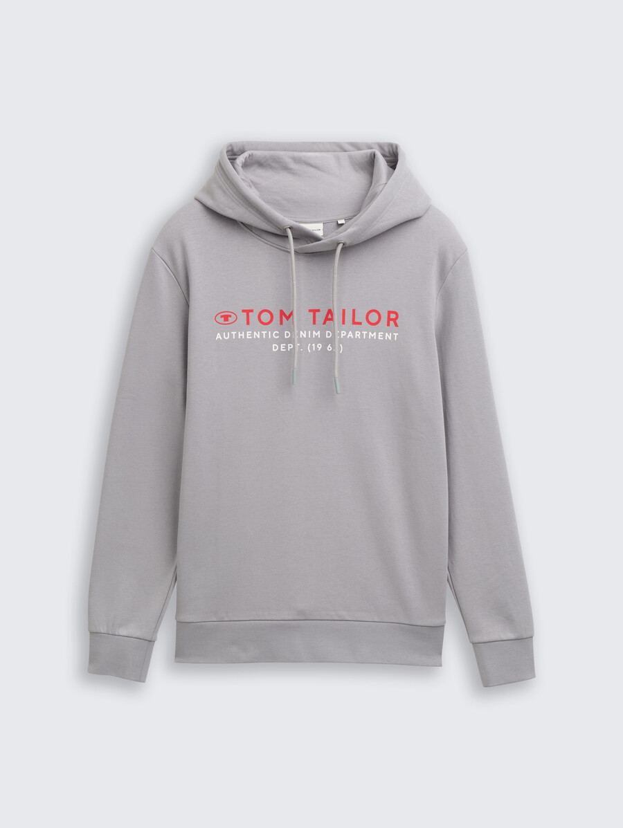 kapuzenpullover mit logodruck