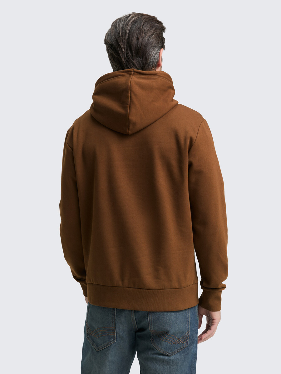 kapuzenpullover mit logodruck