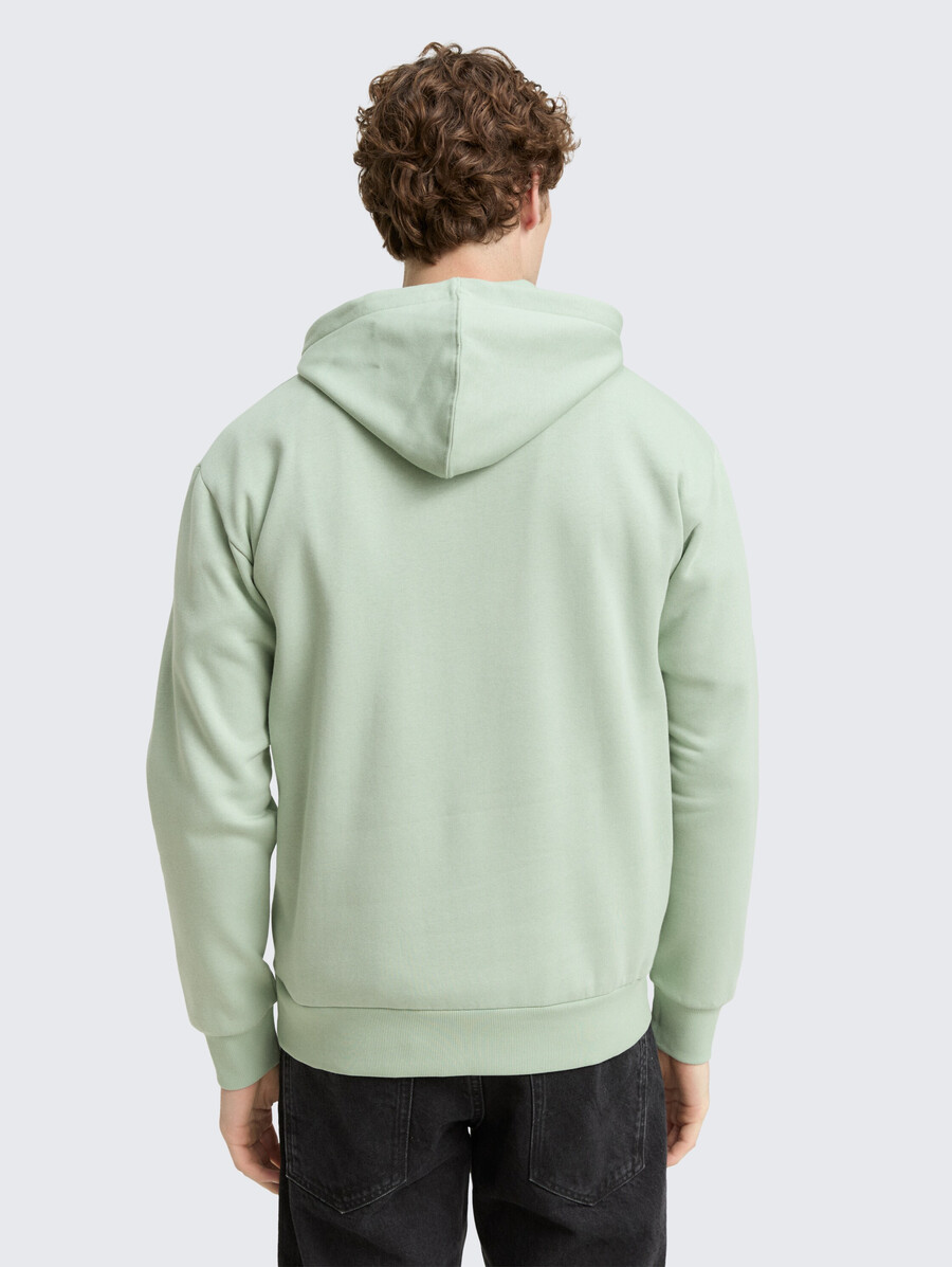 kapuzenpullover mit aufdruck