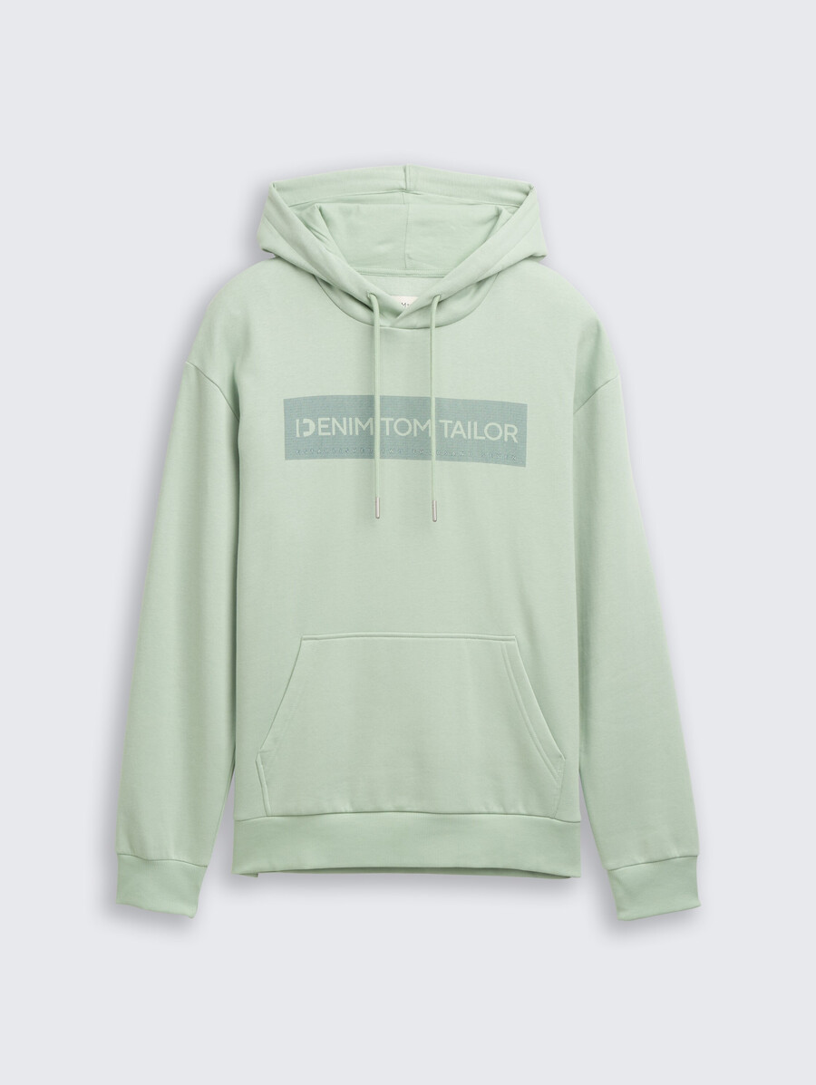 kapuzenpullover mit aufdruck