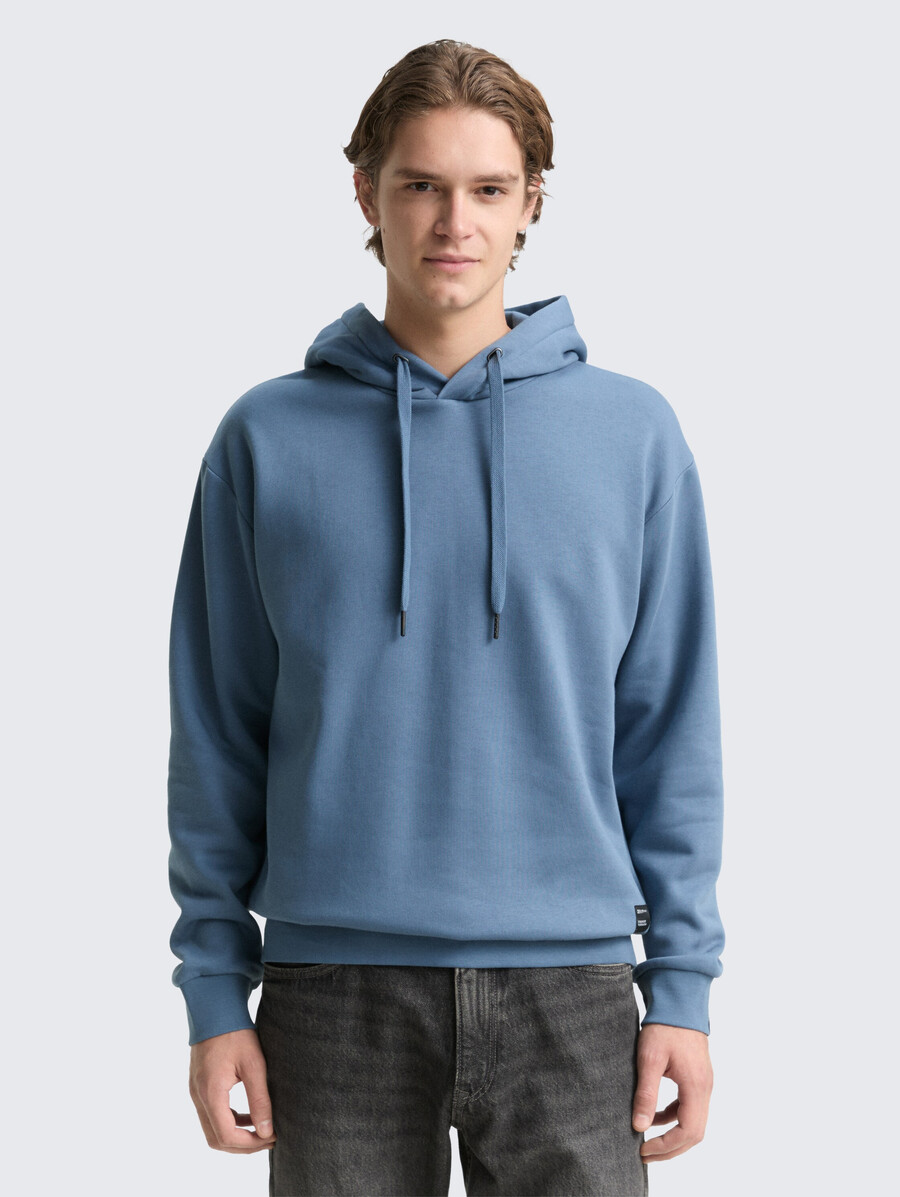 kapuzenpullover mit logo-aufnäher