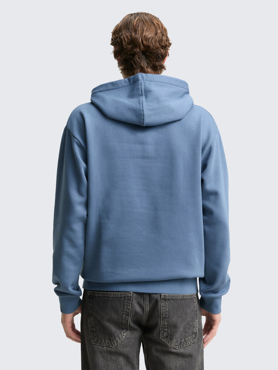 kapuzenpullover mit logo-aufnäher