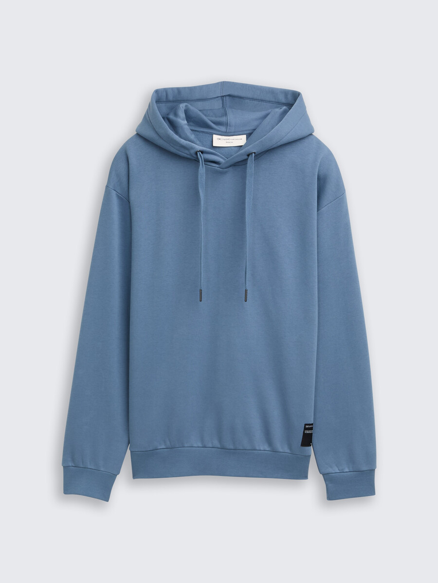 kapuzenpullover mit logo-aufnäher