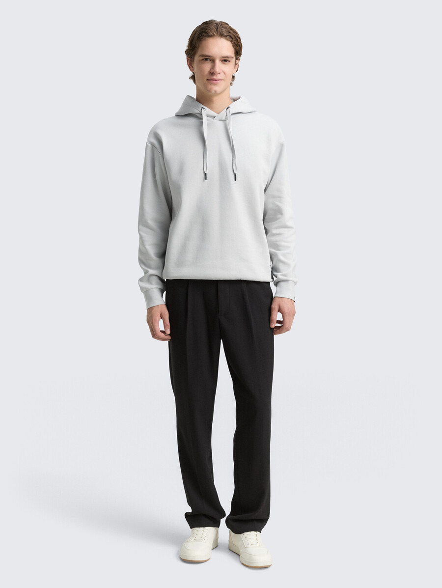 kapuzenpullover mit logo-aufnäher