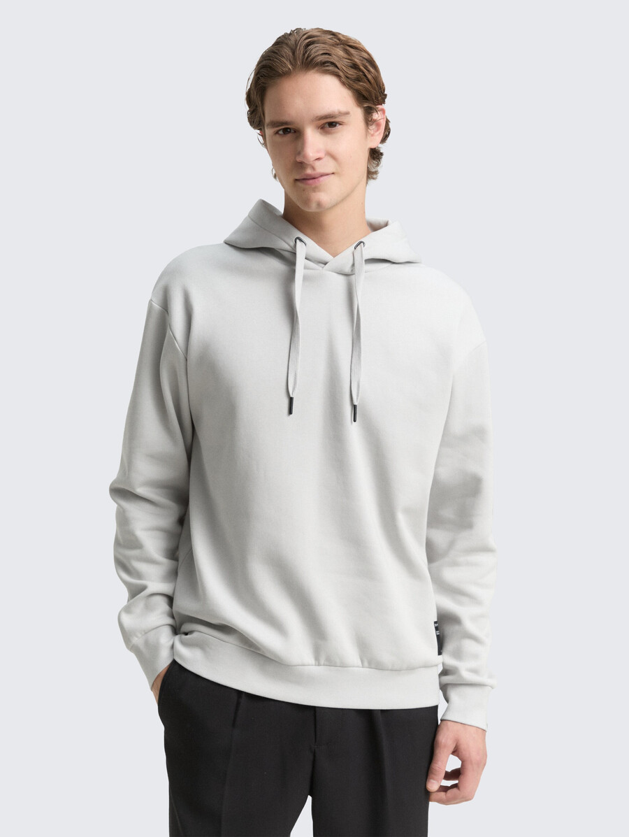 kapuzenpullover mit logo-aufnäher