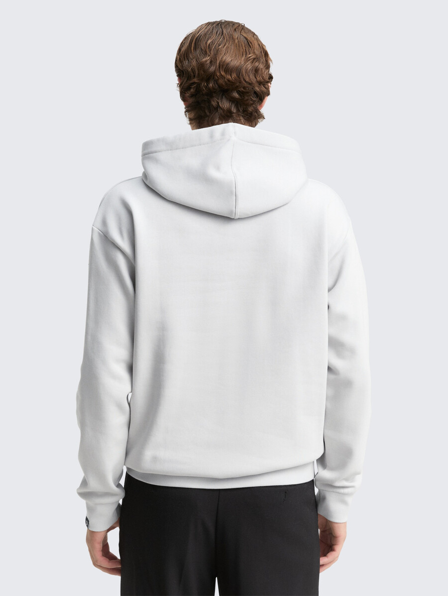 kapuzenpullover mit logo-aufnäher