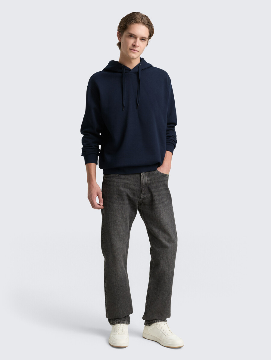 kapuzenpullover mit logo-aufnäher