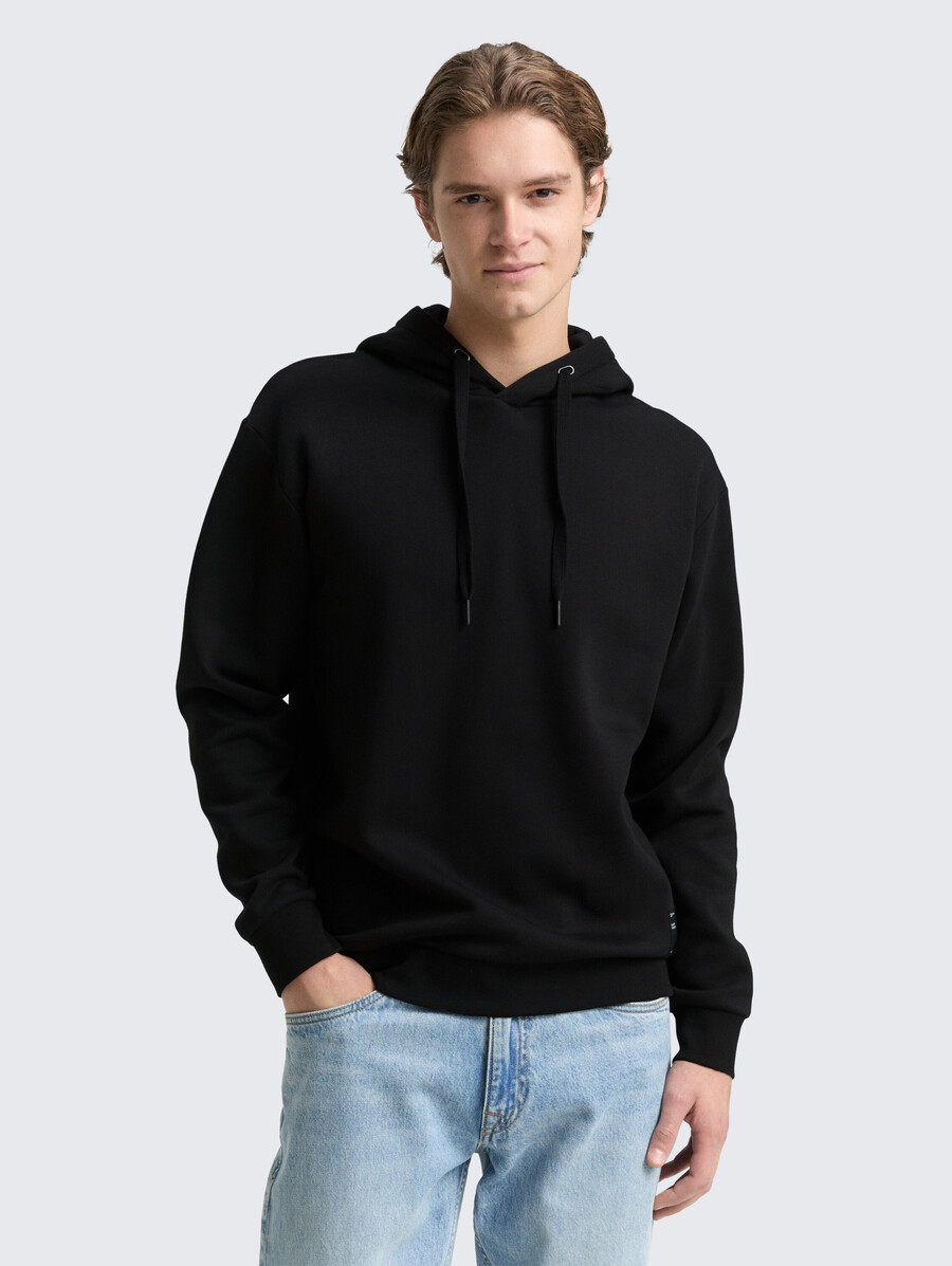 kapuzenpullover mit logo-aufnäher