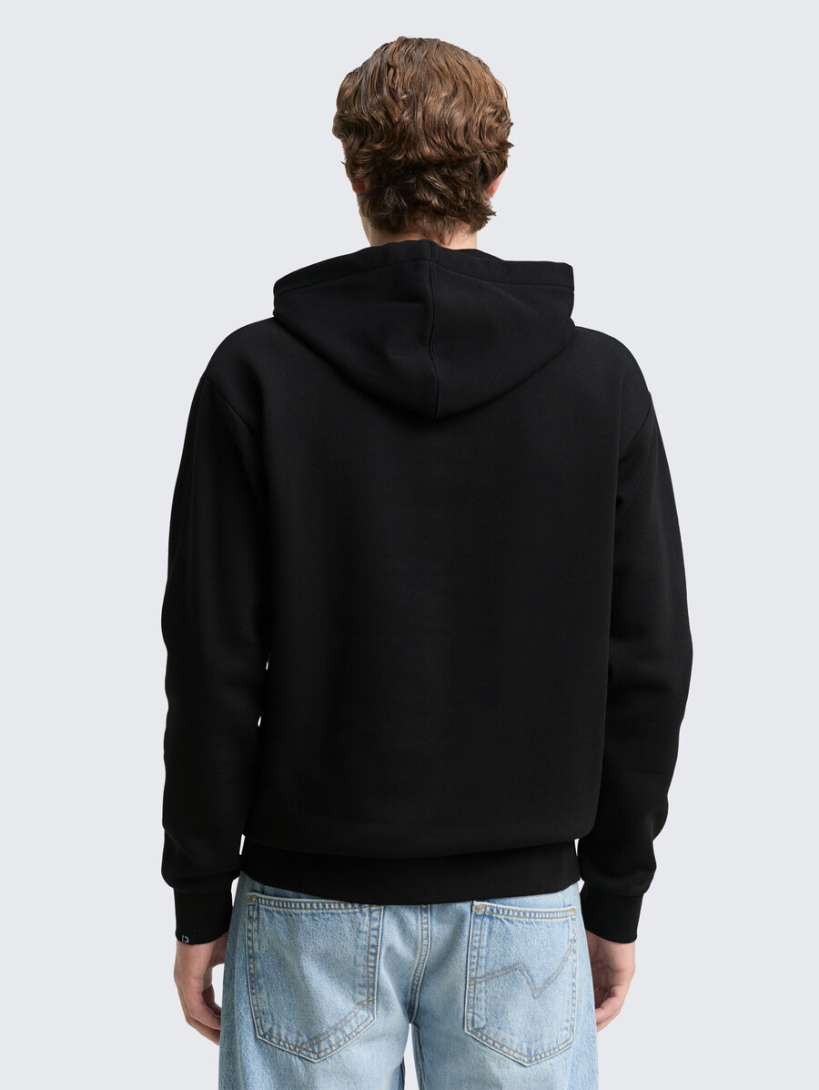 kapuzenpullover mit logo-aufnäher