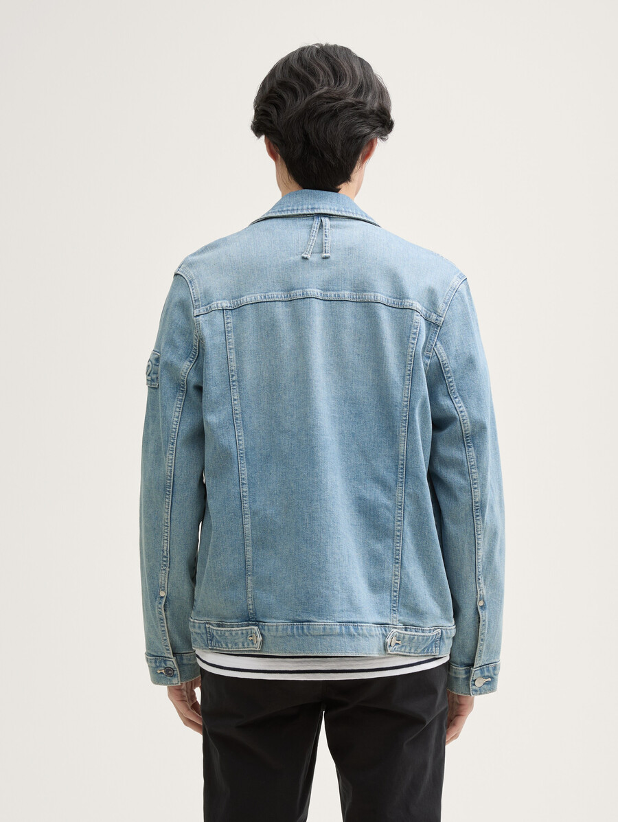 jeansjacke im used-look