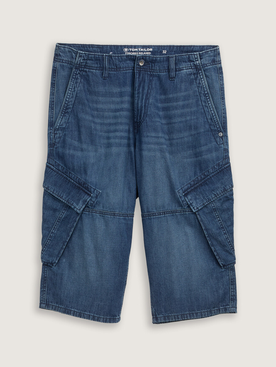 ttmorris relaxed overknee jeansshorts