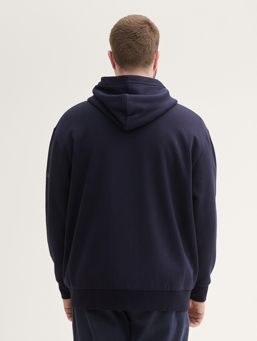 plus size – basic-sweatshirtjacke