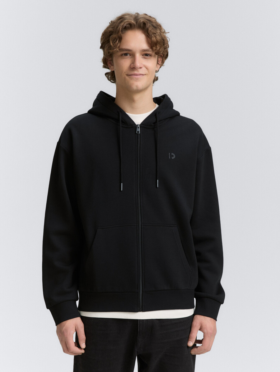 kapuzenjacke mit logodruck