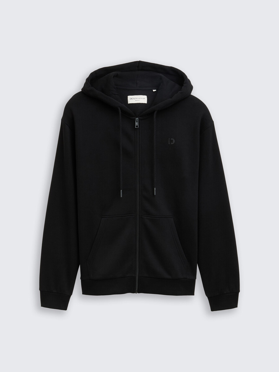 kapuzenjacke mit logodruck