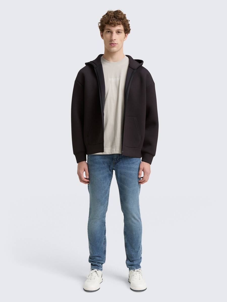 lässige hoodie-sweatjacke von scuba