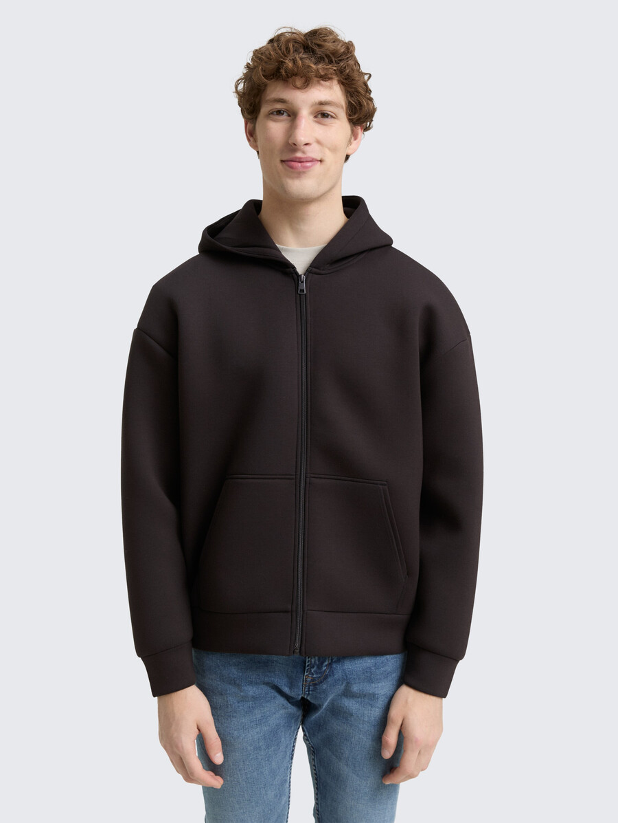lässige hoodie-sweatjacke von scuba