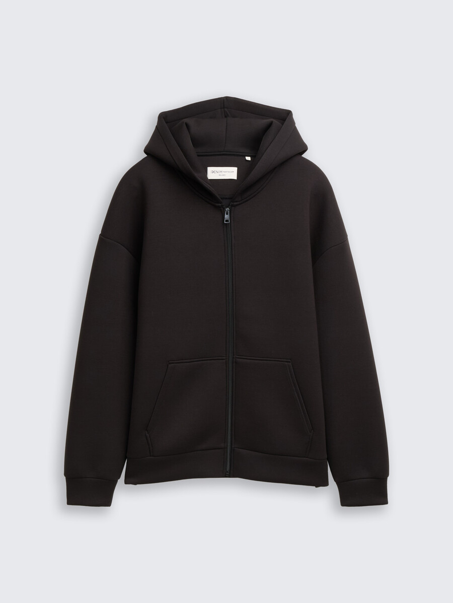 lässige hoodie-sweatjacke von scuba